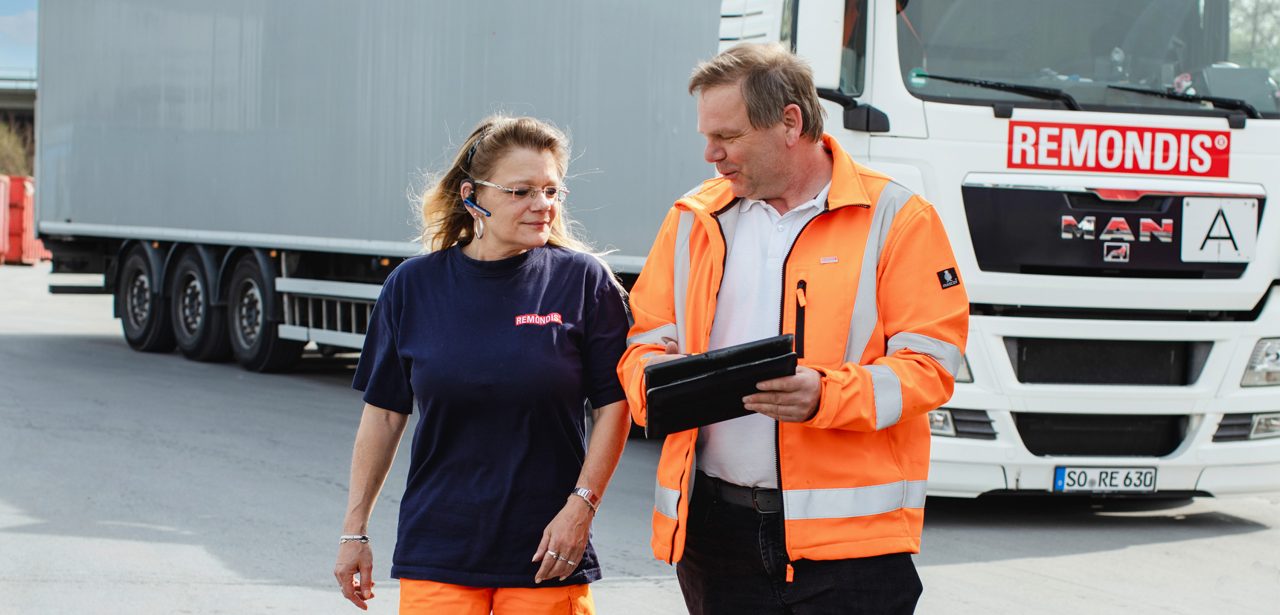 Gerhard Pomberg working at Remondis