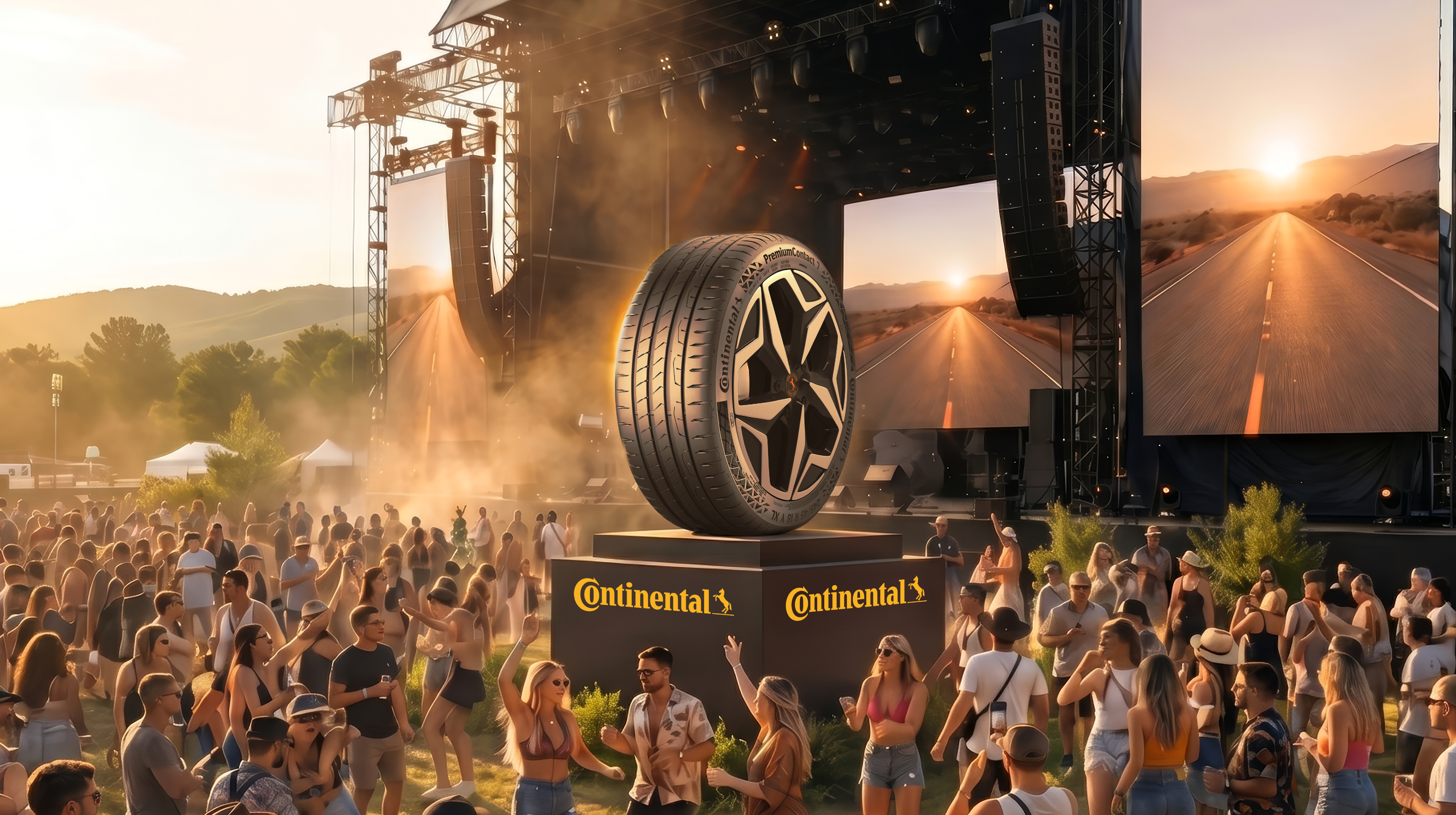 Ganhe até 100€ em vouchers, na compra de pneus Continental. Este verão, vai ser um festival de prémios!
