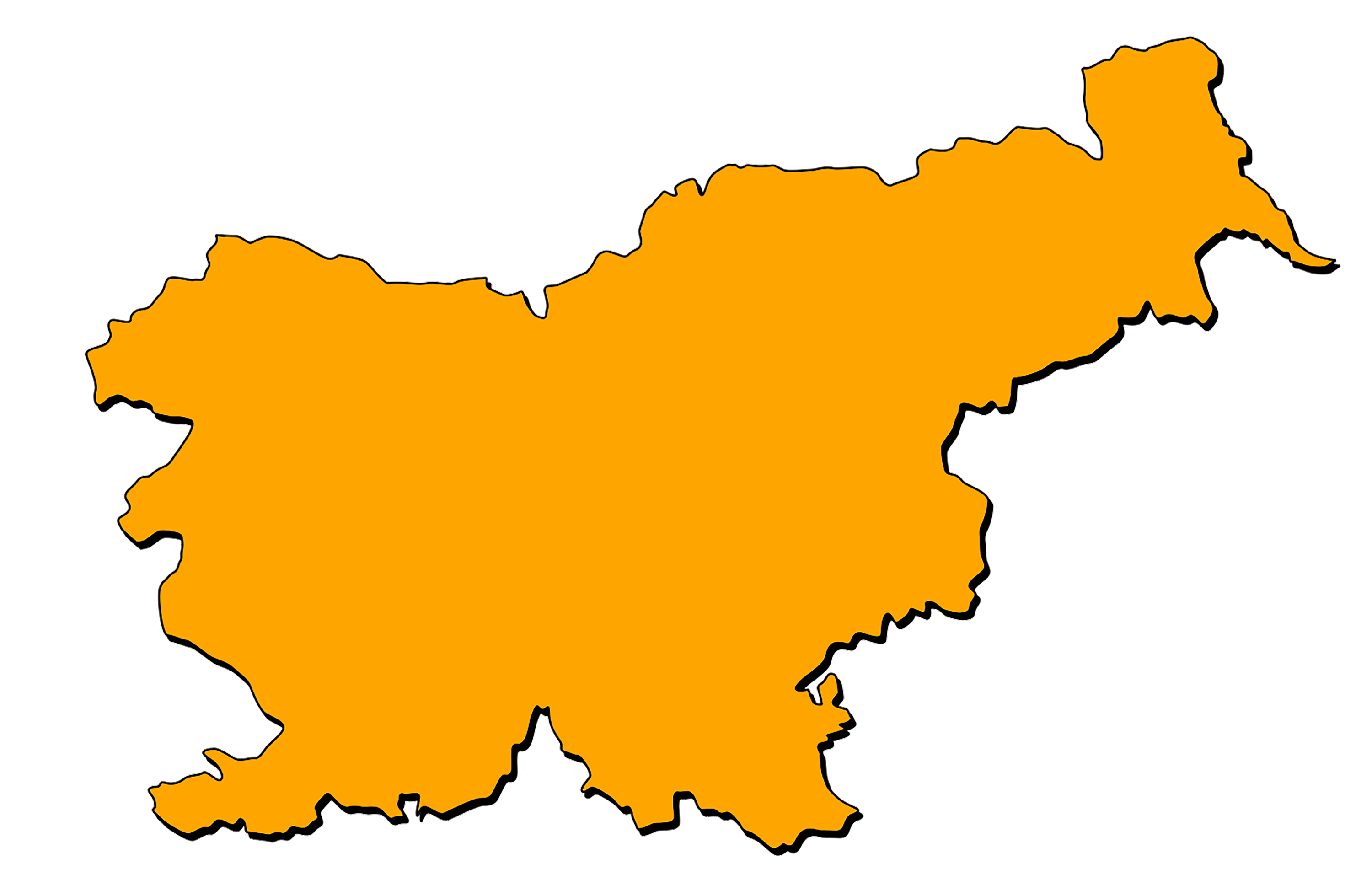 Map of Slovenia