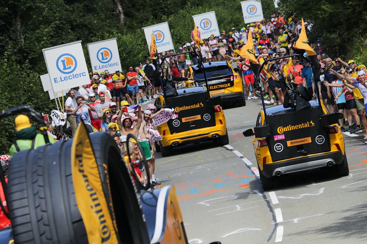 Continental-Werbekarawane Tour de France
