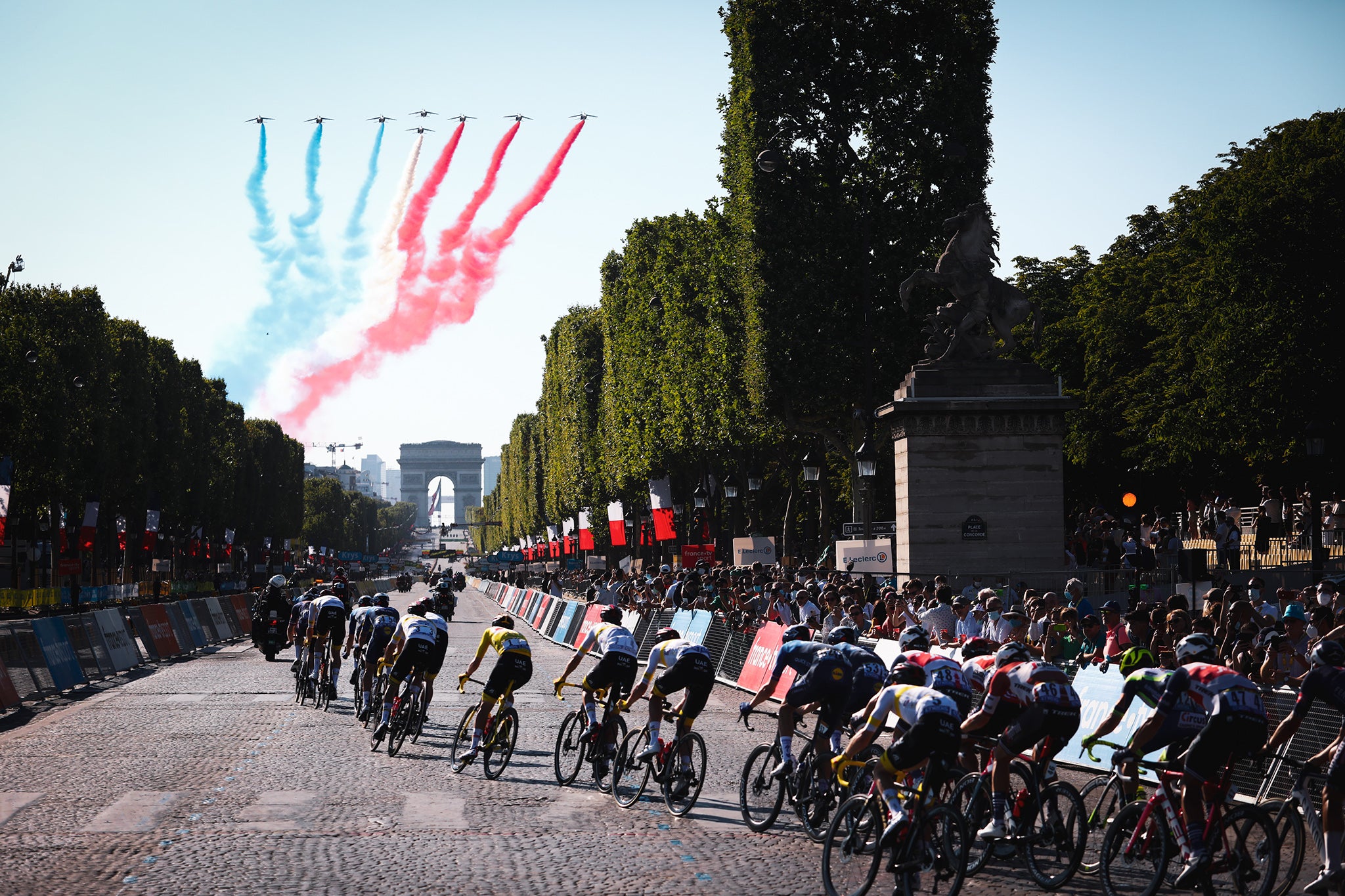18/07/2021 – Tour de France 2021 – Etape 21 – Chatou / Paris Champs Elysees (108,4 km) - Patrouille de France