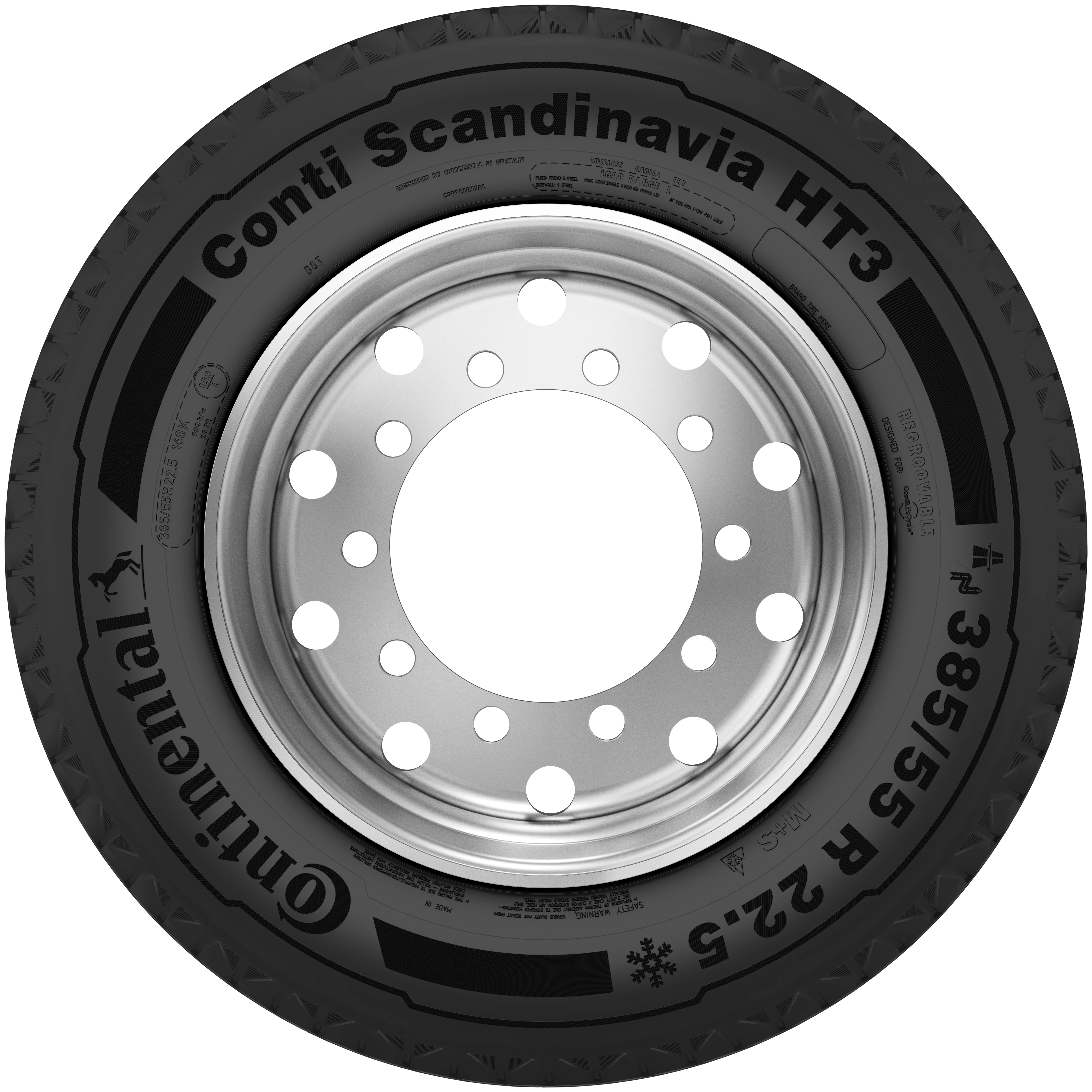 Conti Scandinavia HT3 tire product picture - front view