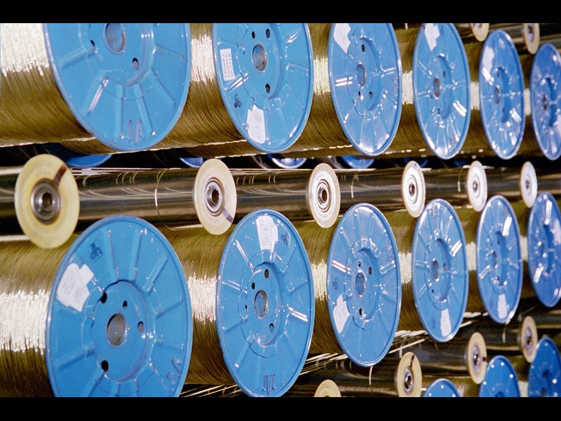 Screenshot taken from the "Tire Production DVD", Screenshot aus der DVD zum Thema Reifenproduktion, 
