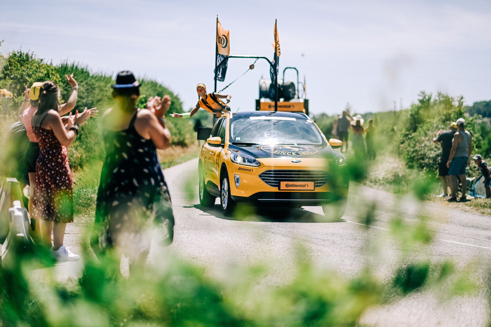 Continental car at TDF