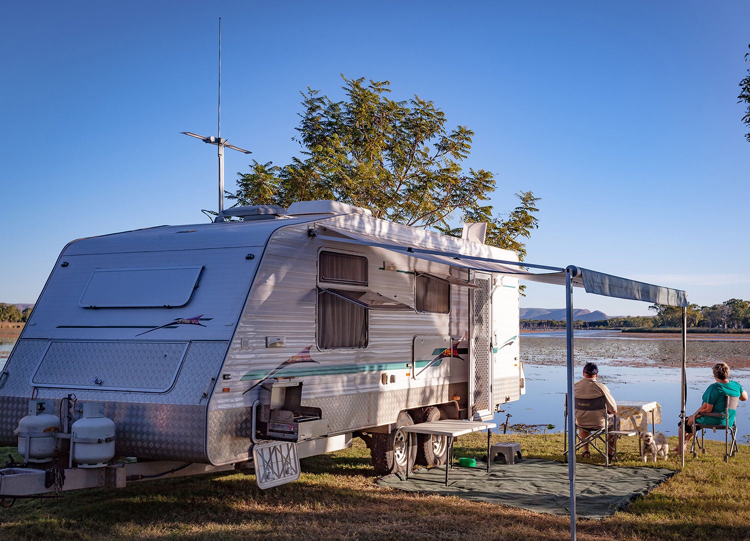 A stunning location next to Lake Kununurra in the Kimberley of Western Australia