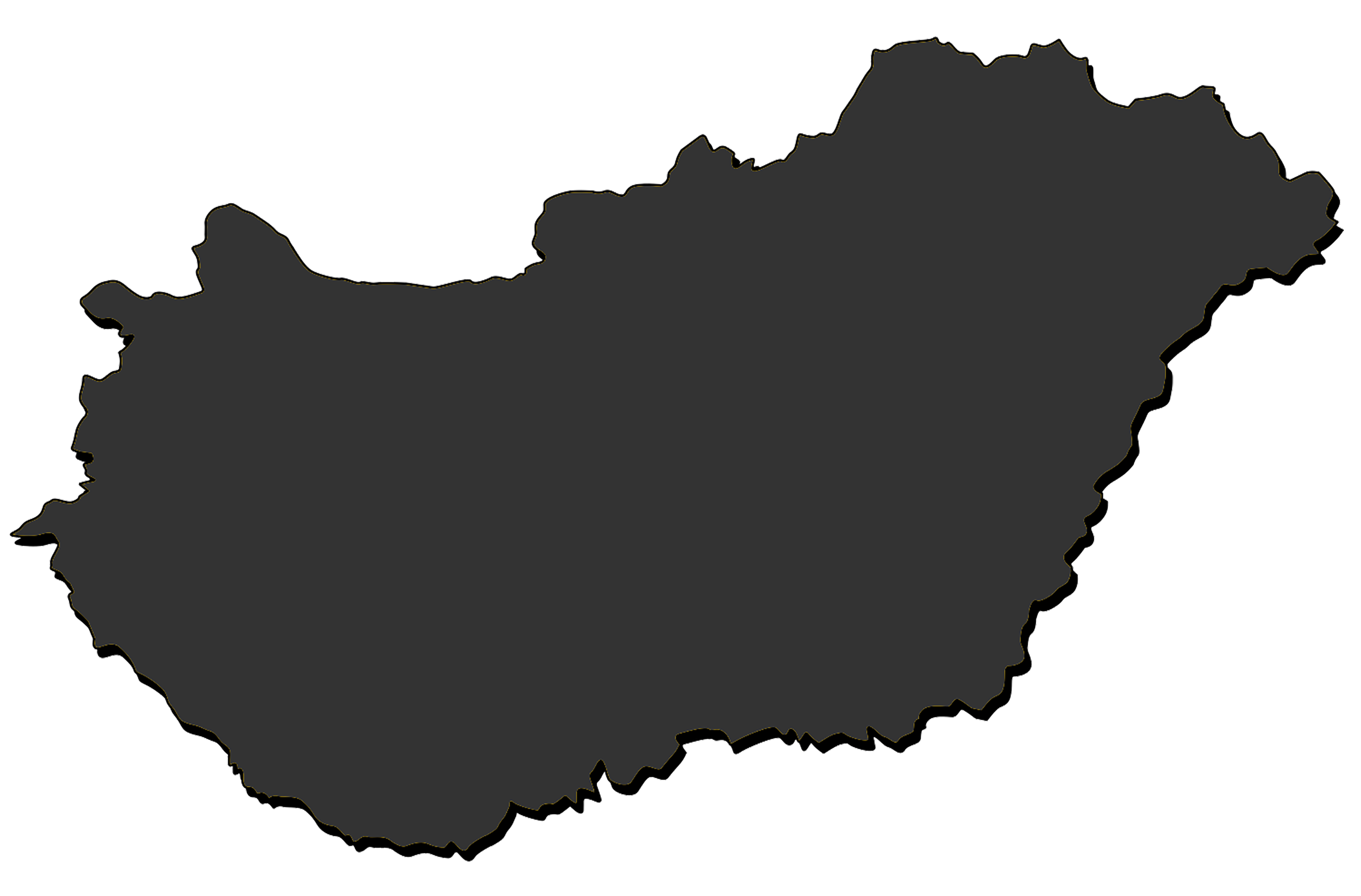 Map of Hungary