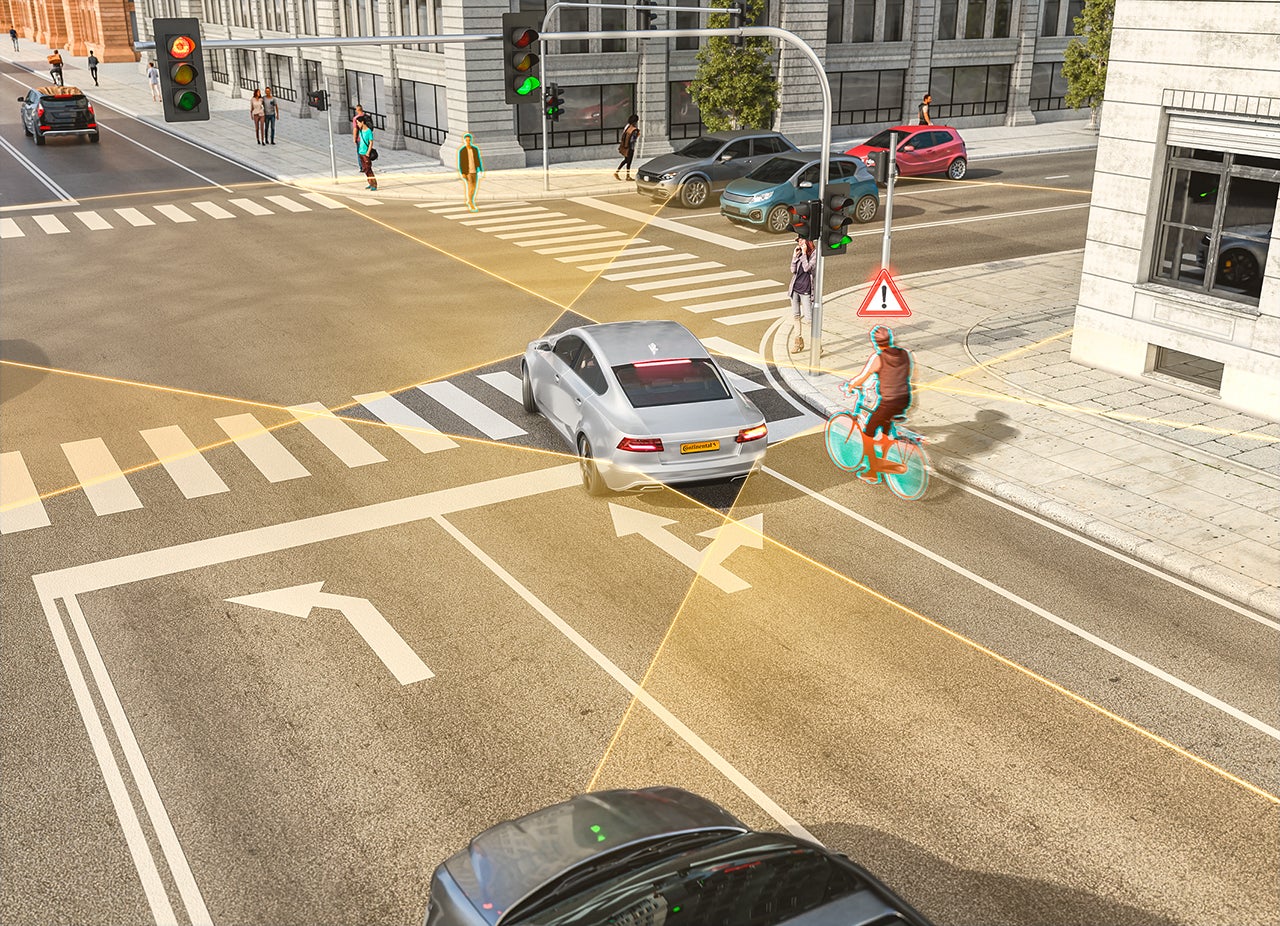 Right turn assist systems for bicycle safety