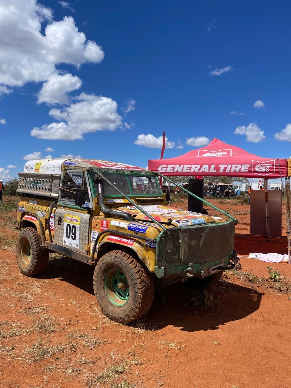 General Grabber X3 Excels at Rhino Charge Kenya