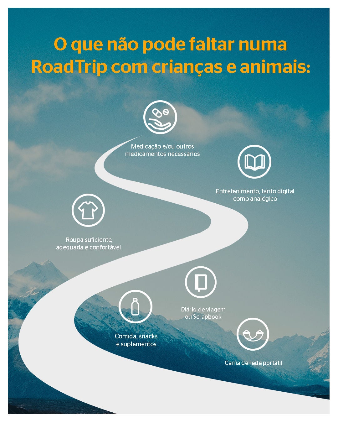 Itens essenciais para viagens com crianças e animais