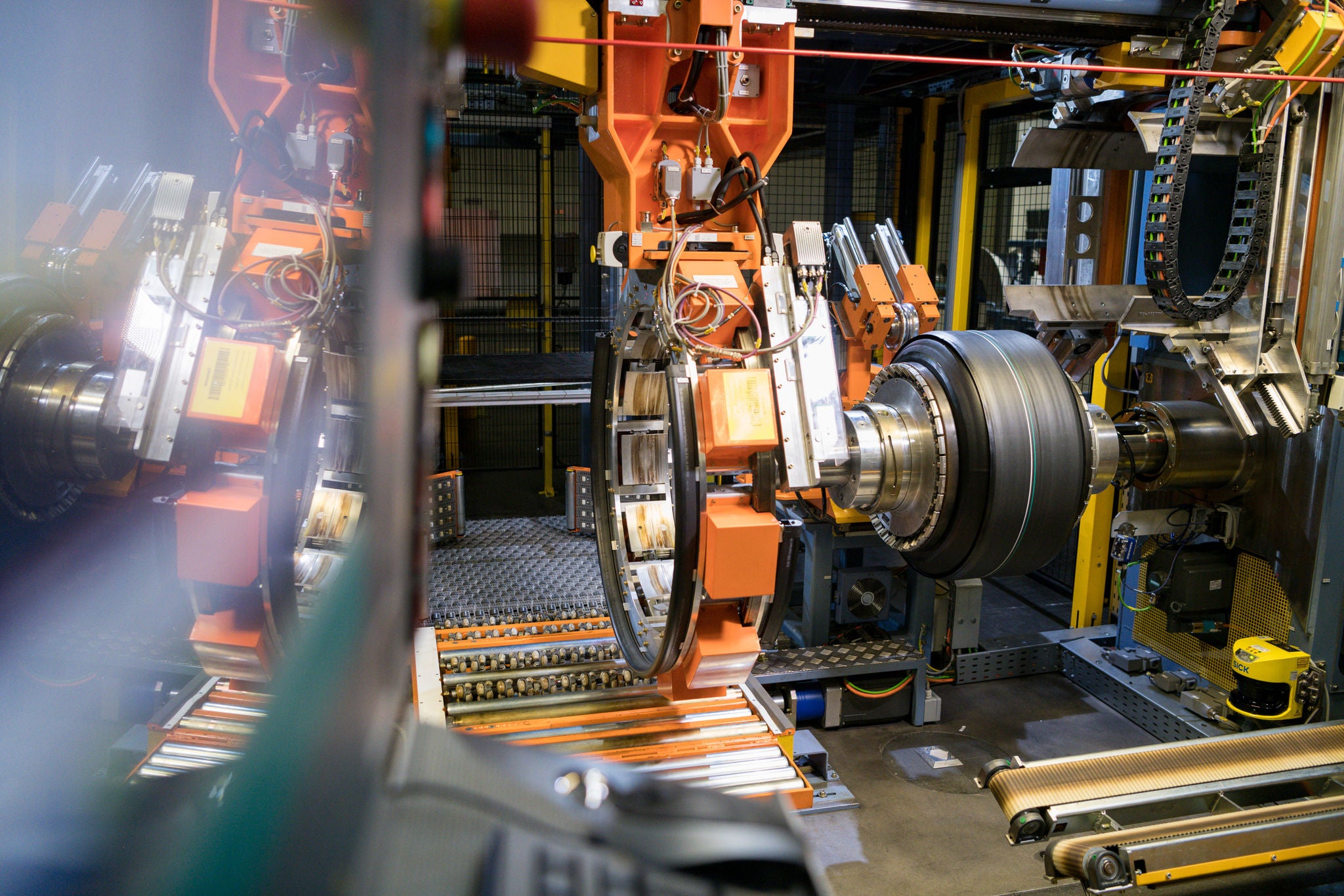 A tire during the production process