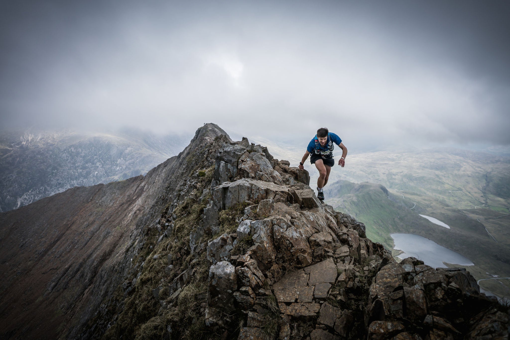 Welsh dragon: If you’re no good at rock climbing, the Dragon's Back Race is not for you. Photo: Ian Corless / Berghaus Dragon’s Back Race