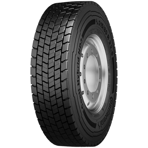 Conti Hybrid HD3 tire product picture - 30 degree view.