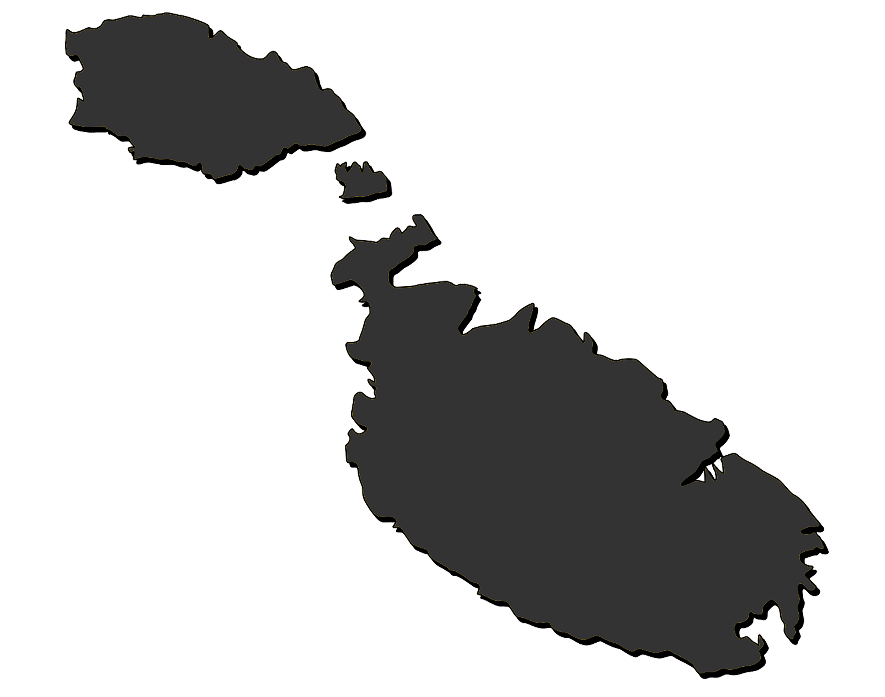 Map of Malta