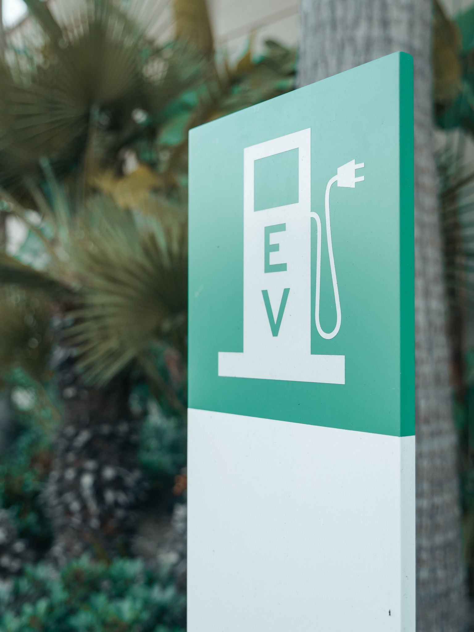 EV charging station symbol