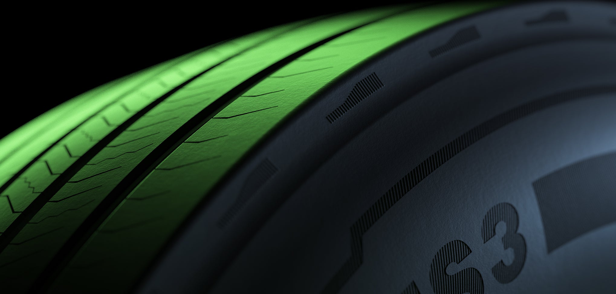 Low rolling resistance truck tires