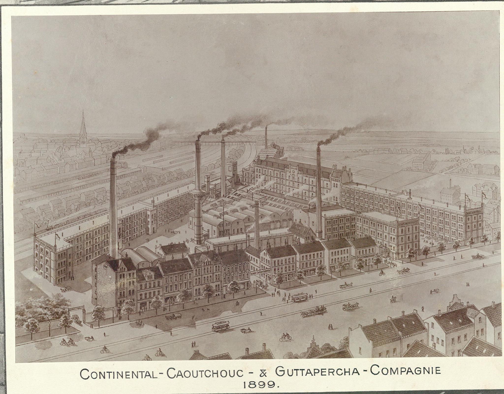Continental Werk in Vahrenwald 1899