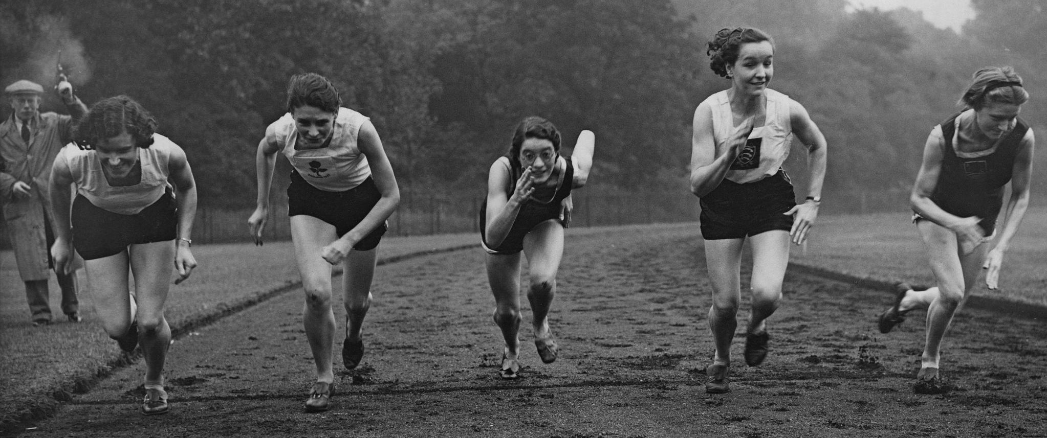 Women running
