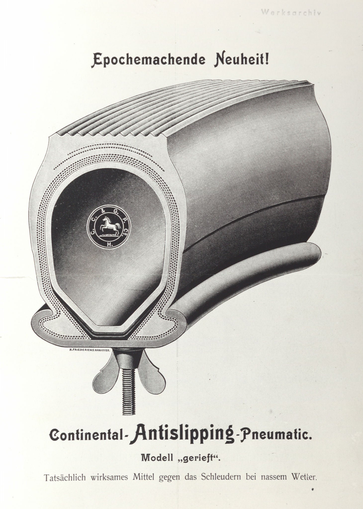 Reifenmodell «gerieft»