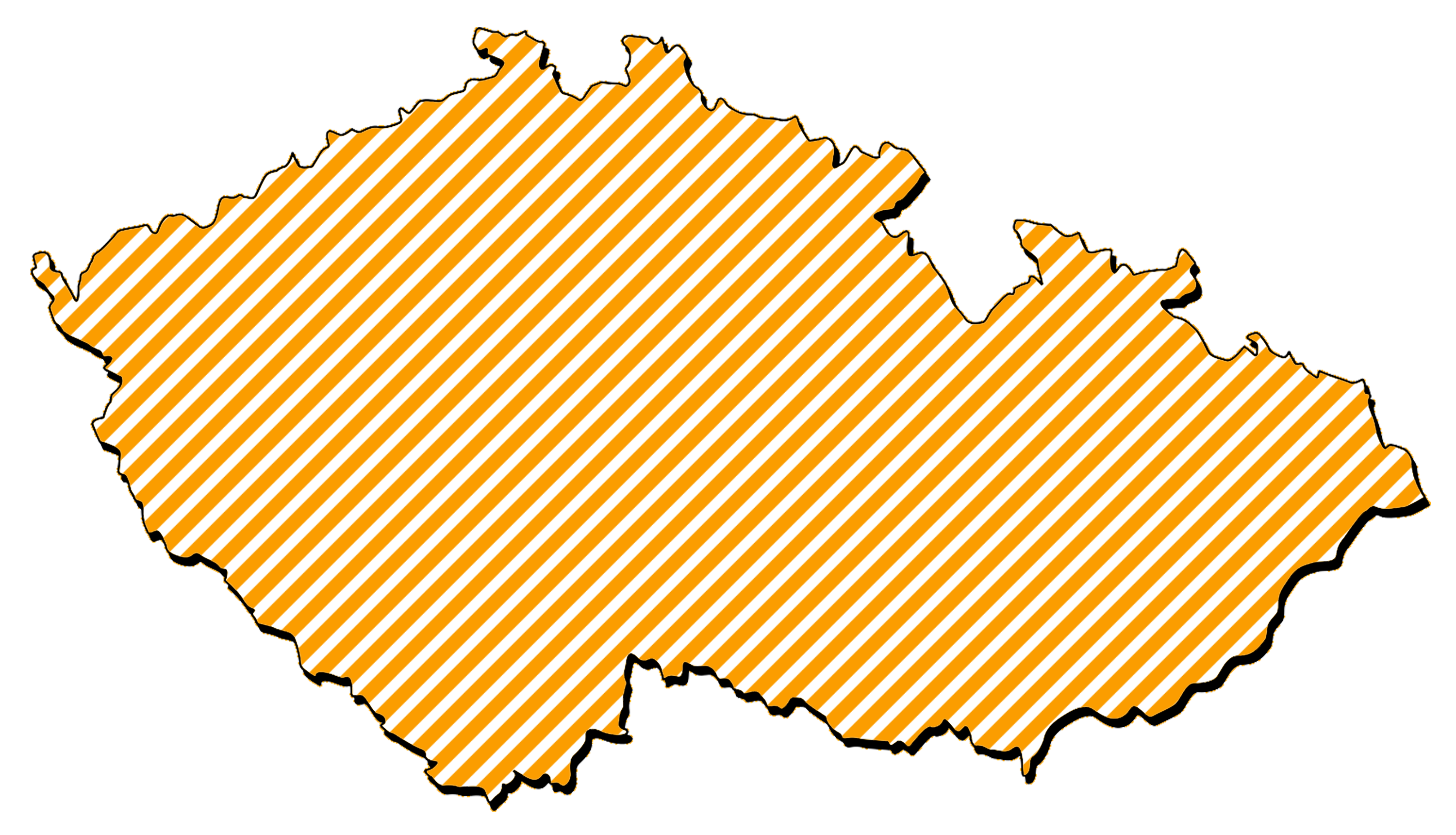 Map of Czech Republic