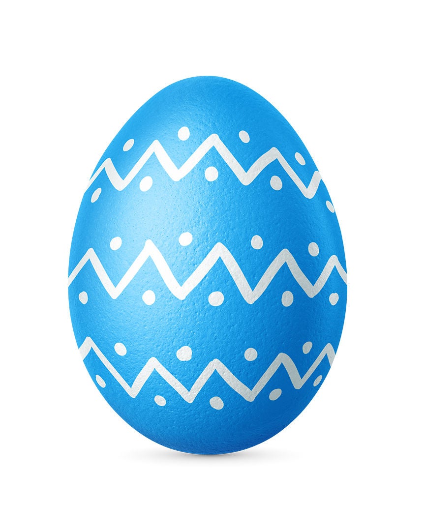 Blaues Osterei
