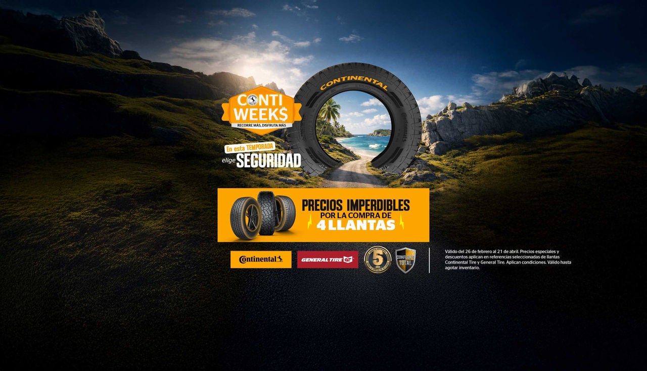 (Banner Home Promoción 2026 ContiWeeks - Continental Tire Colombia)