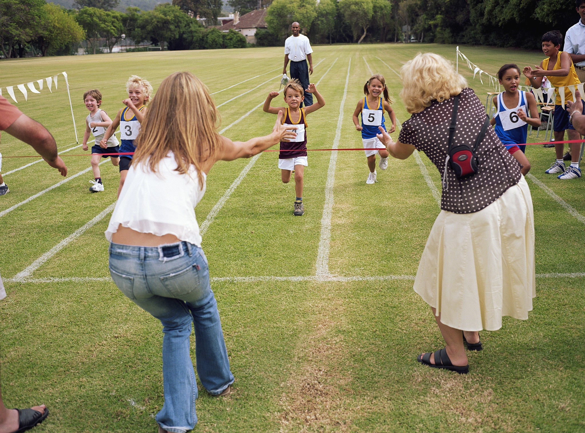 Children running