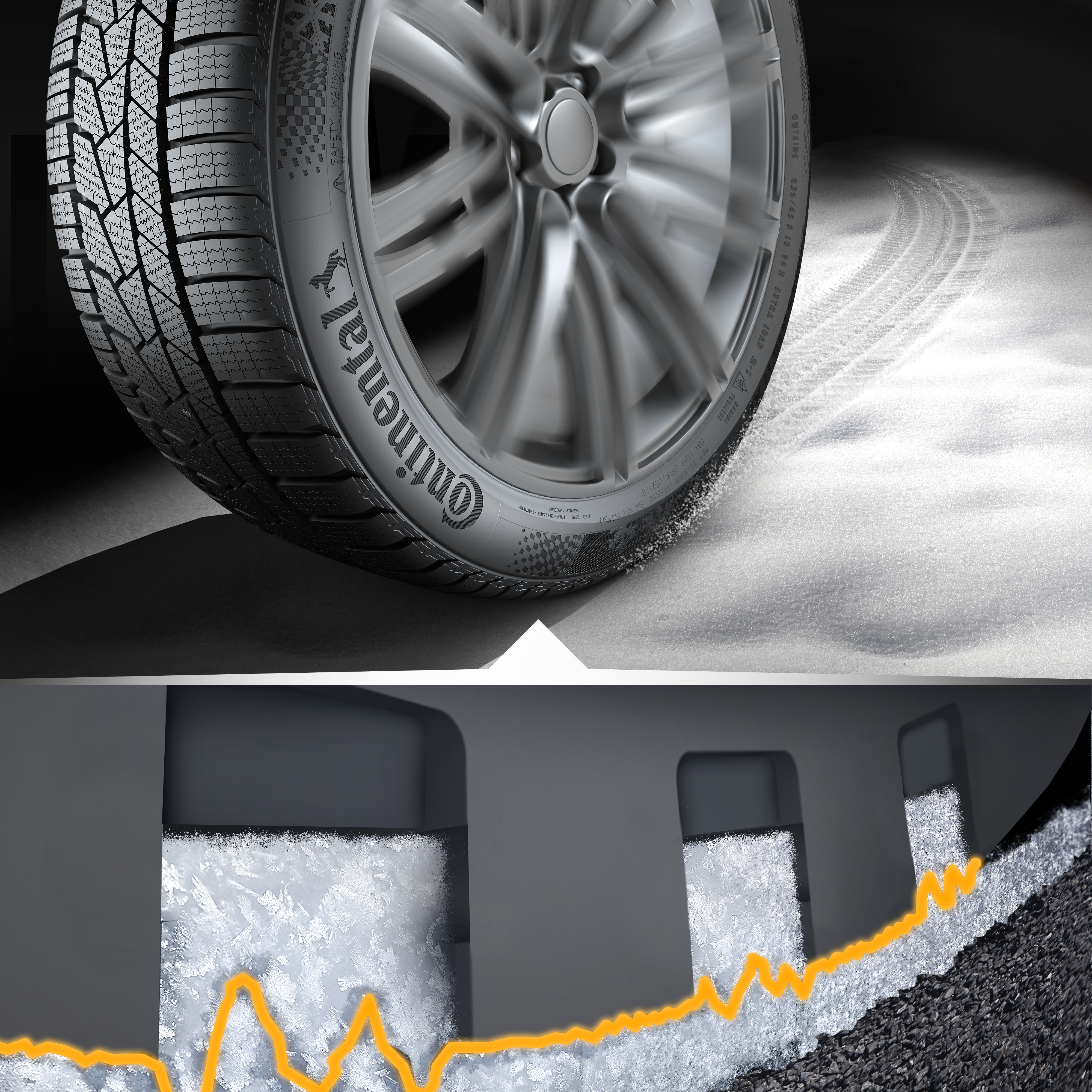 WinterContact TS860 S Technical Highlights WinterContact TS860 S Technical Highlights Snow Performance