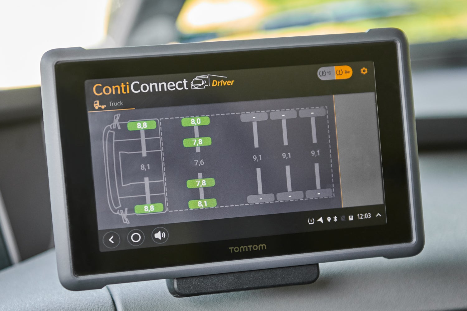 Continental's digitala däckövervakningsplattform