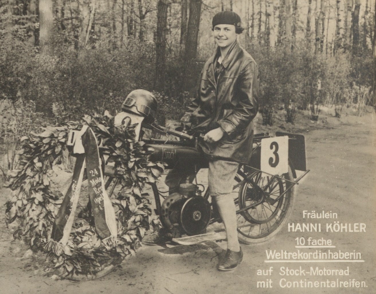 Historická černobílá fotografie Hanni Köhlerové 