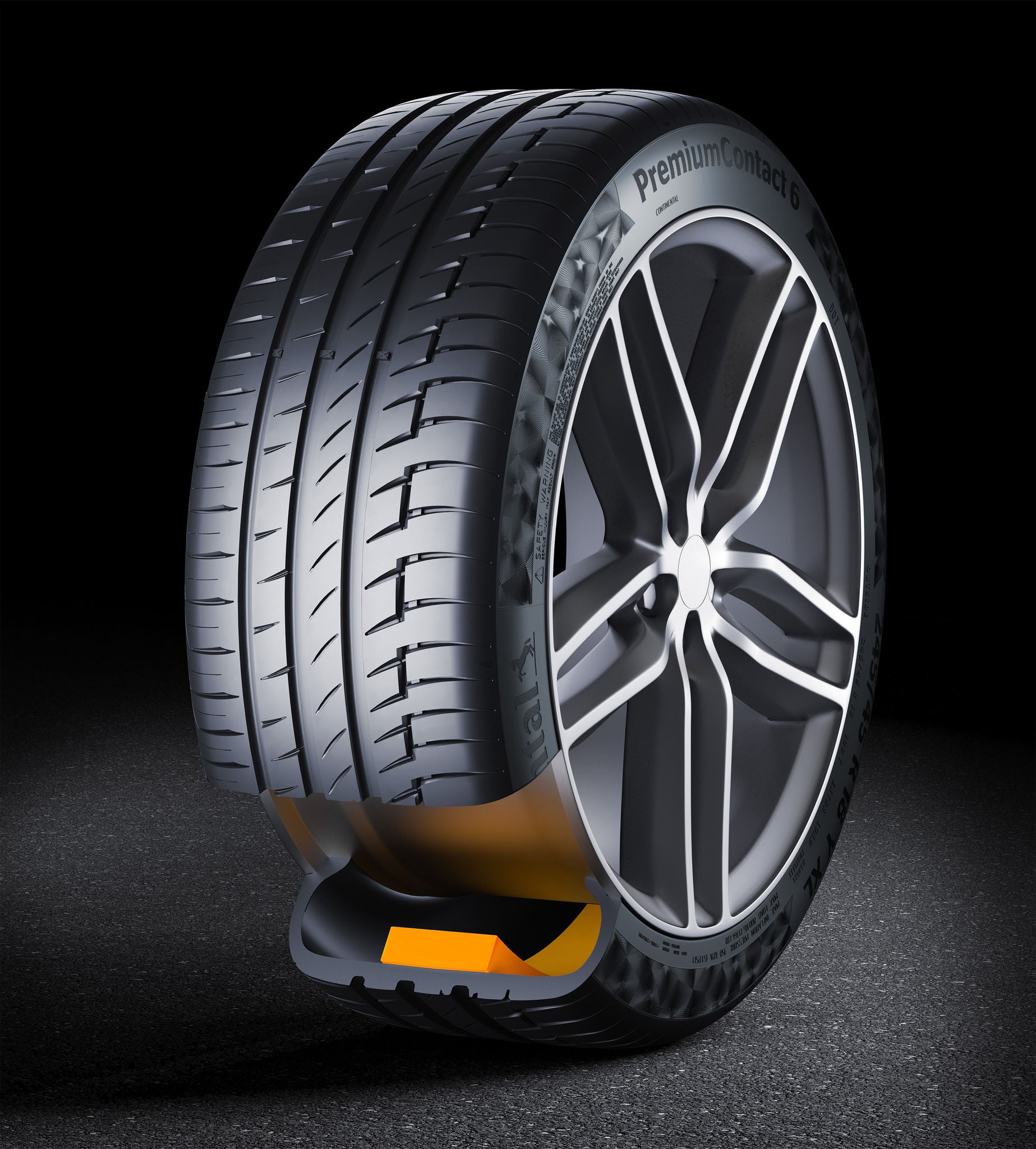  ContiSilent technology in a tire