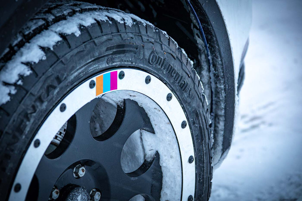 Continental Winter High Performance Event 2022 – Detailaufnahme WinterContact TS 870 P | Continental