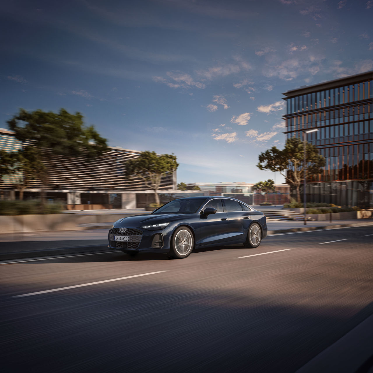 La nouvelle Audi A6 sort d’usine chaussée de pneus Continental