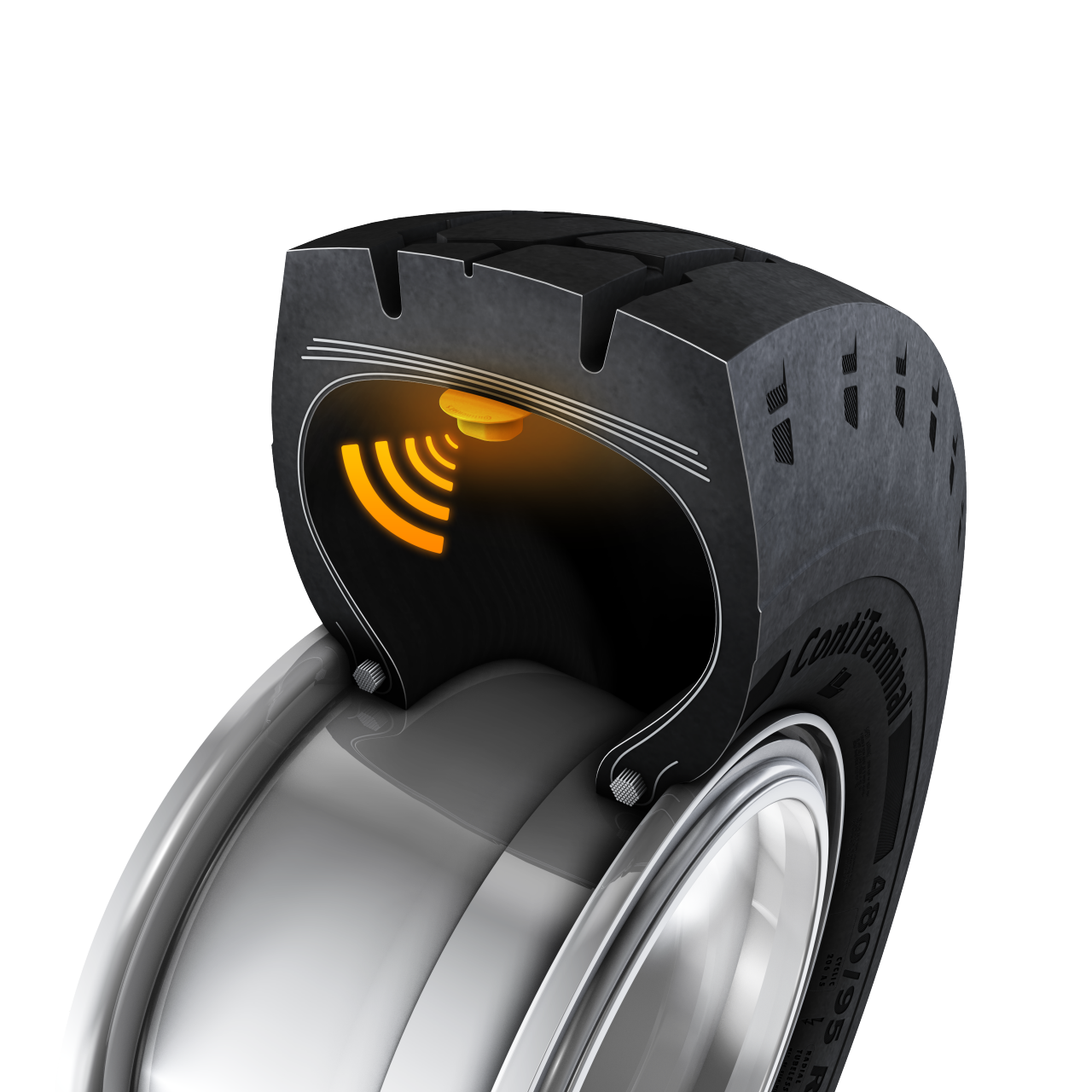 Tire and sensor