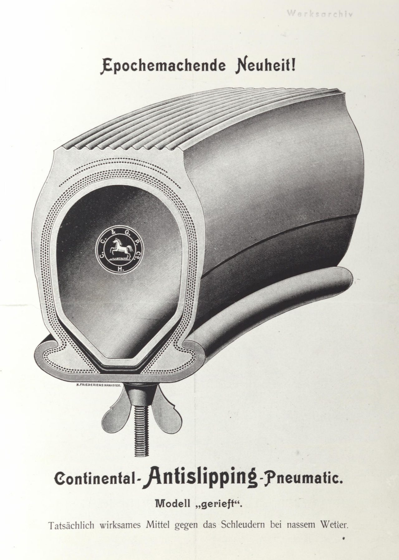 Reifenmodell «gerieft»