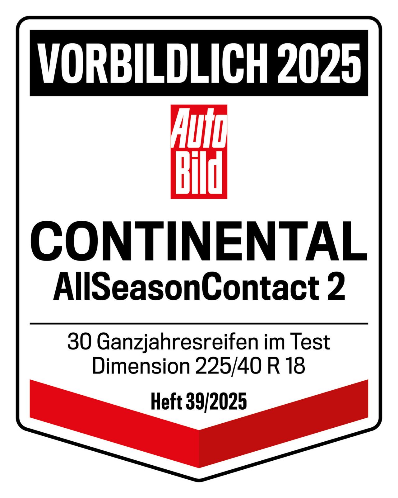 Continental AllSeasonContact 2 Auto Bild Testsiegel