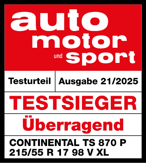 Continental WinterContact TS 870 P auto motor und sport Testsiegel