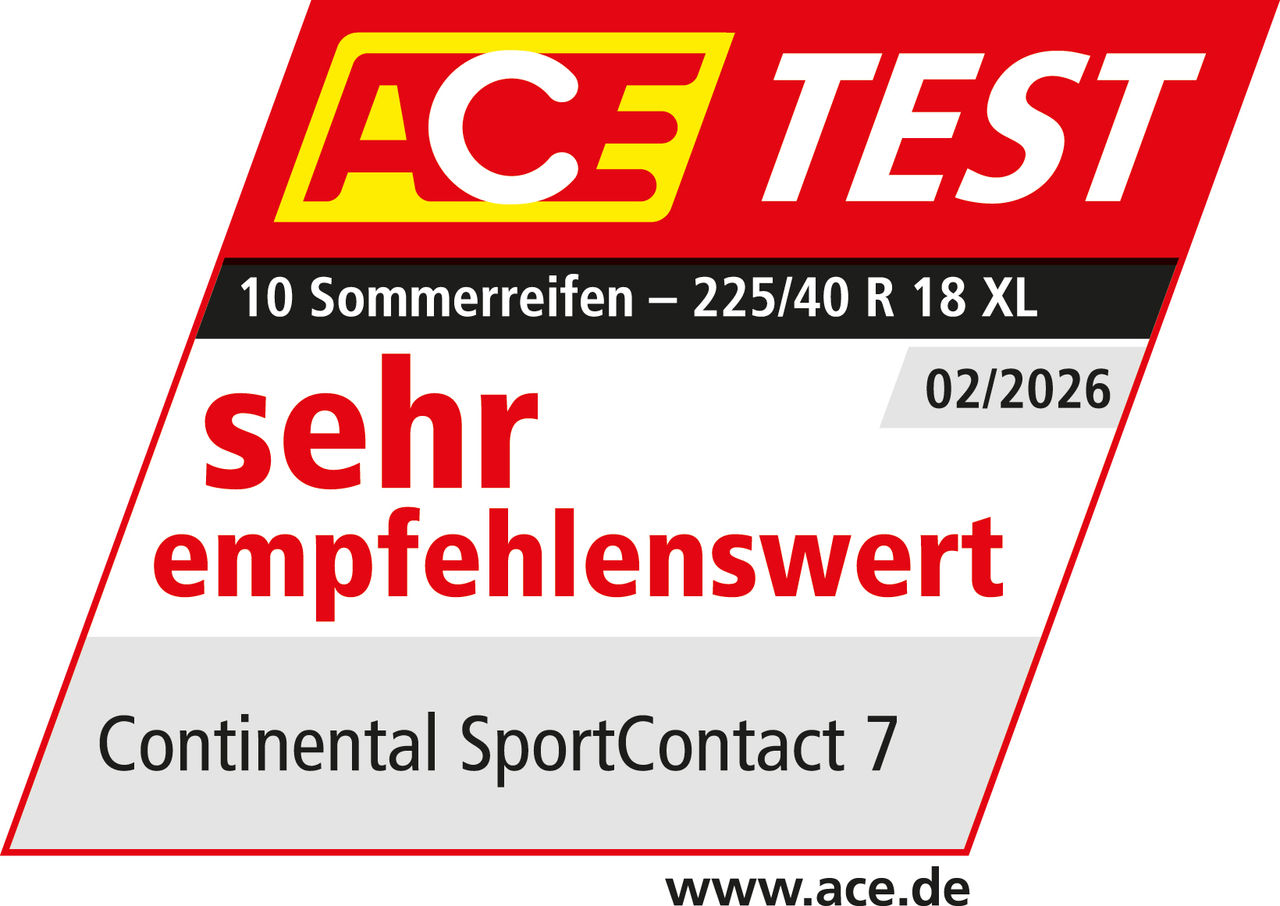SportContact 7 Testsiegel ACE 2026