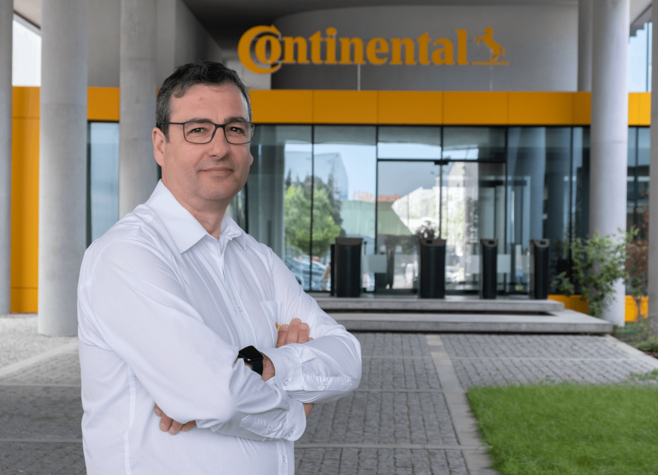 Pedro Carreira, directeur de l’usine de pneus Continental de Lousado au Portugal.