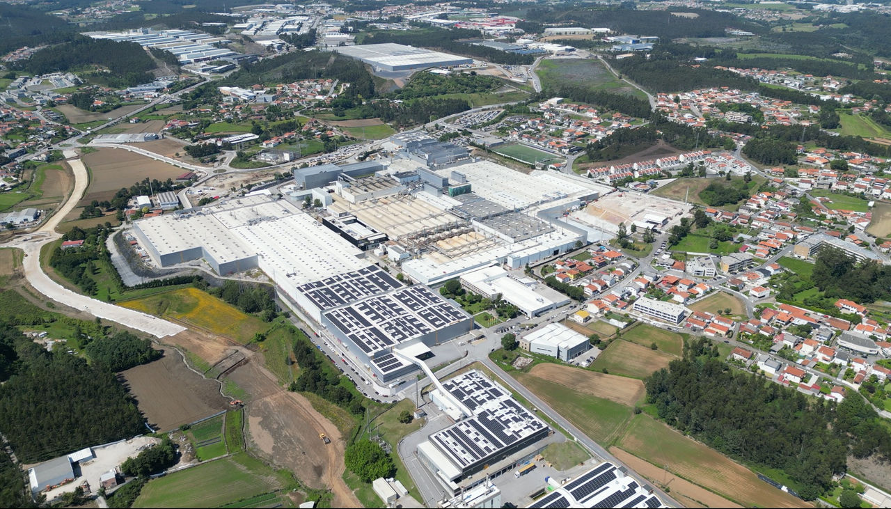 Usine de pneus Continental de Lousado, au Portugal.