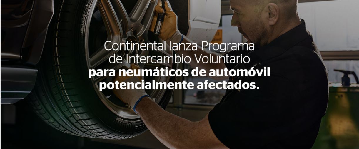 Continental lanza Programa de Intercambio Voluntario para Neumáticos de Automóvil y Camión