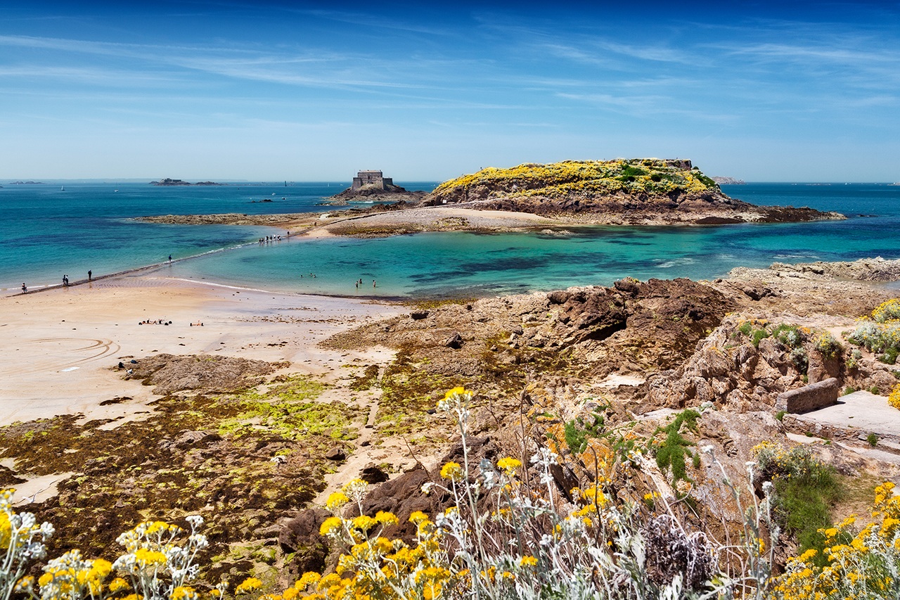 The coast of Brittany