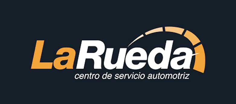 (Logo del LaRueda, distribuidor de llantas Continental en Colombia)