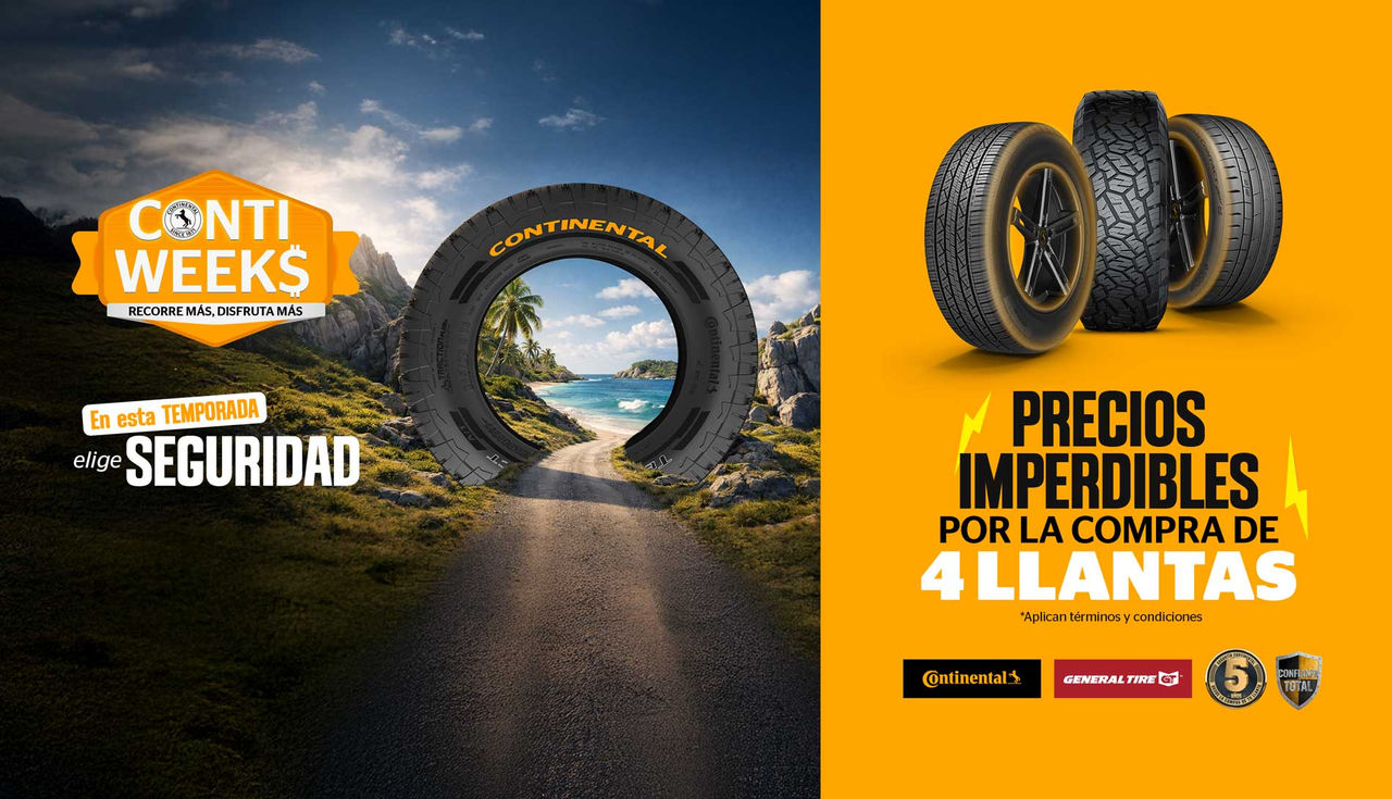 (Promoción 2026 ContiWeeks - 4ta llanta gratis  - Continental Tire Colombia)