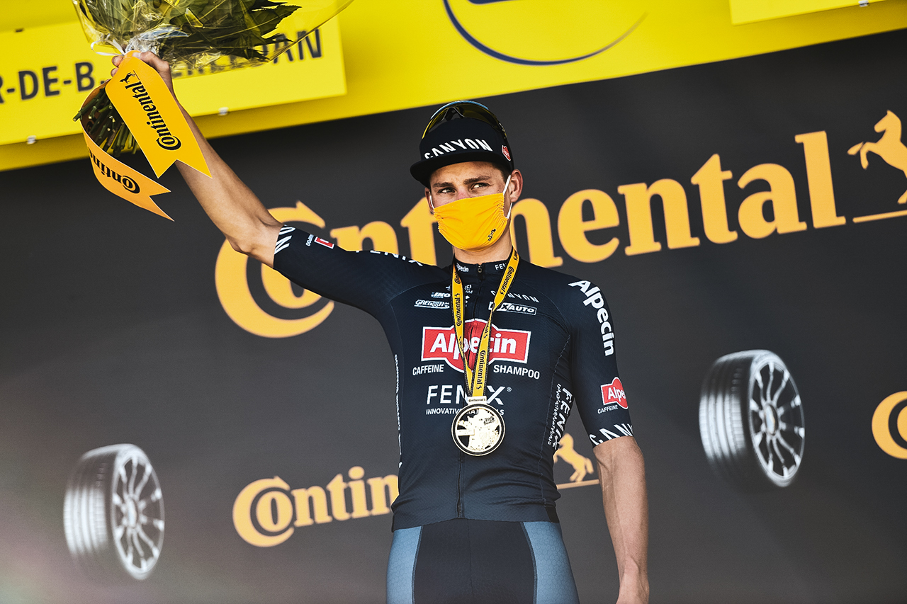 27/06/2021 – Tour de France 2021 – Etape 2 – Perros-Guirec / Mur-de-Bretagne Guerledan (183,5 km) - Mathieu Van Der Poel (ALPECIN - FENIX) - Vainqueur de l'etape