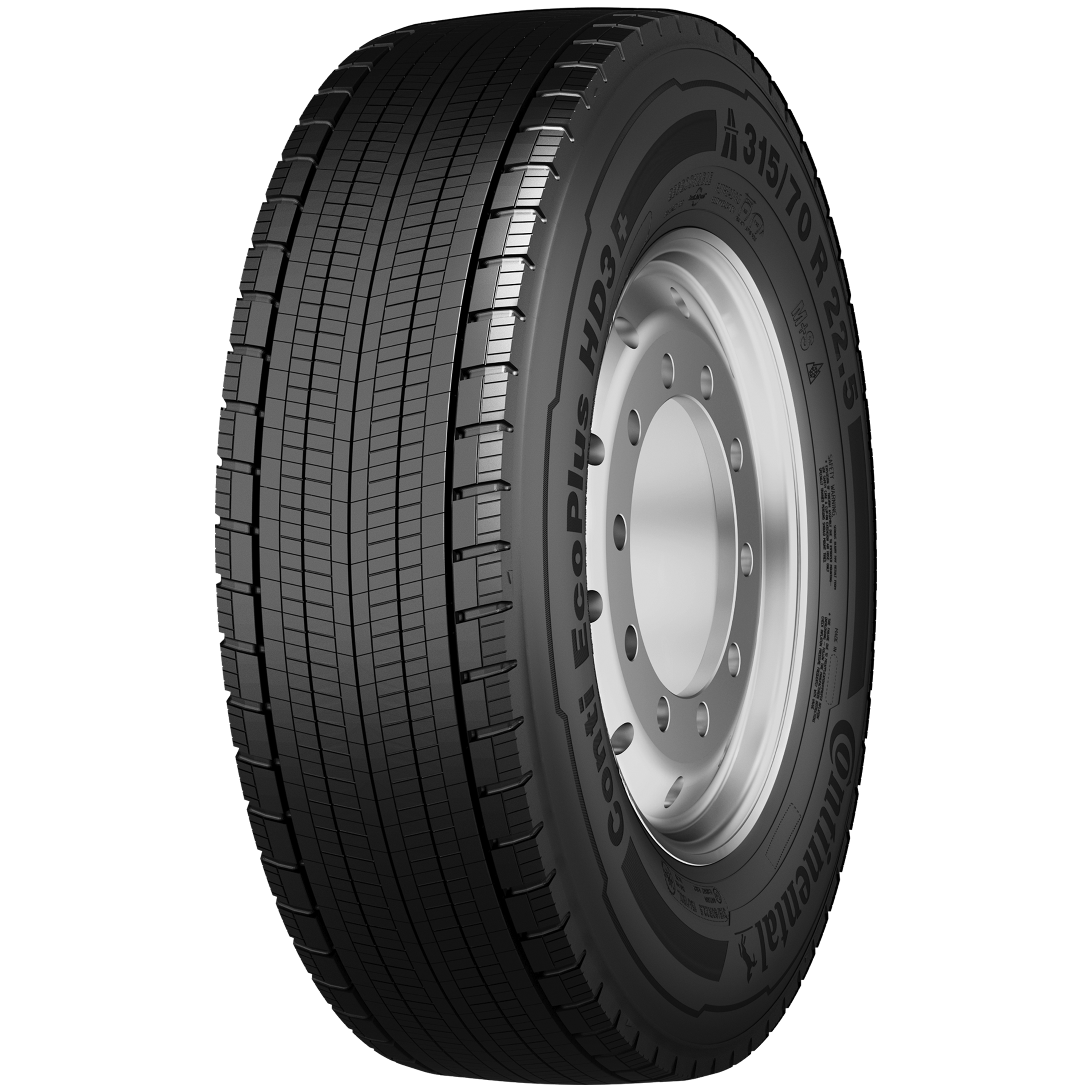 Conti EcoPlus HD3+ tire product picture - 30 degree view.