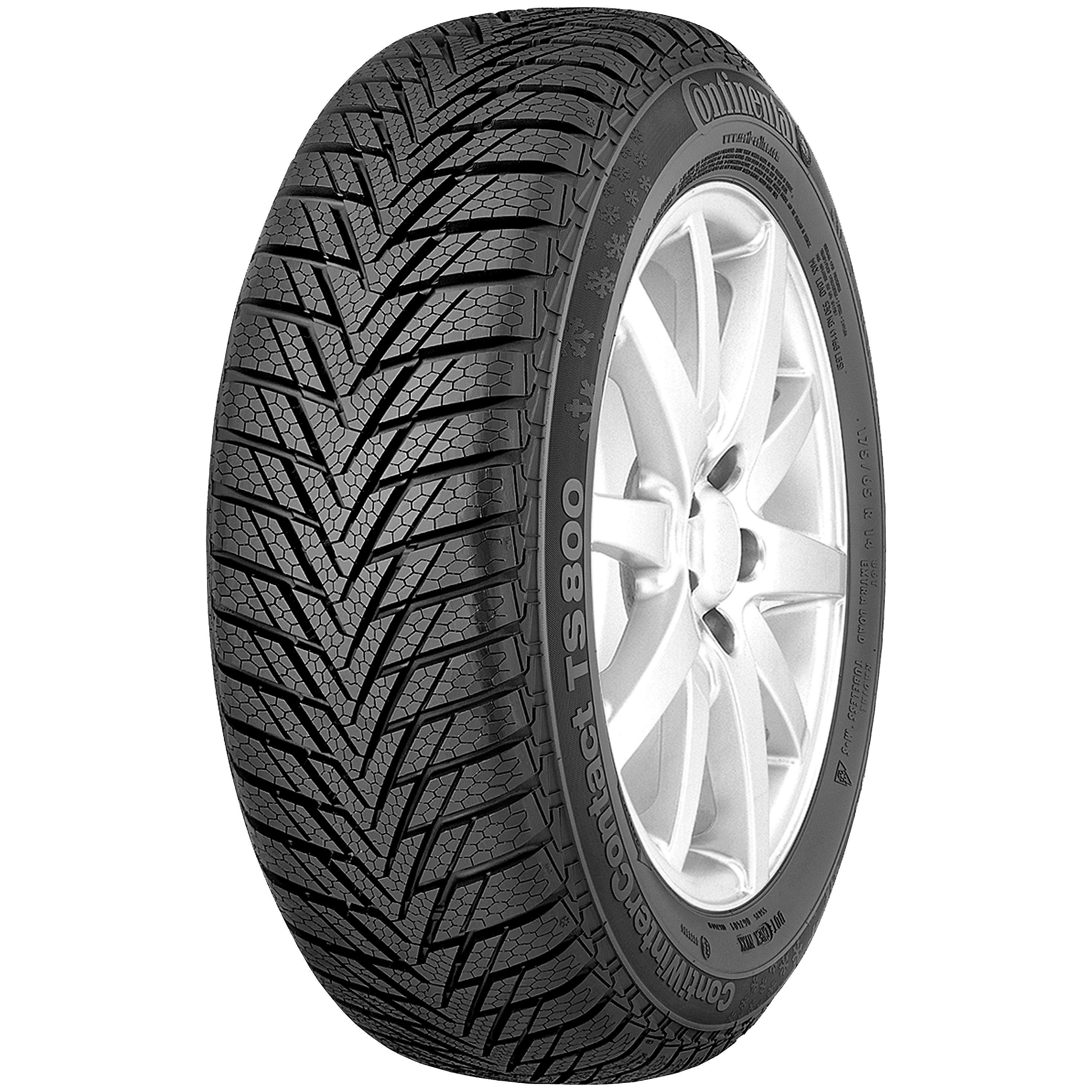 4 X Continental 195/50 R15 82T comme Neuf 7,2mm Wintercontact Ts800 Pneus 
