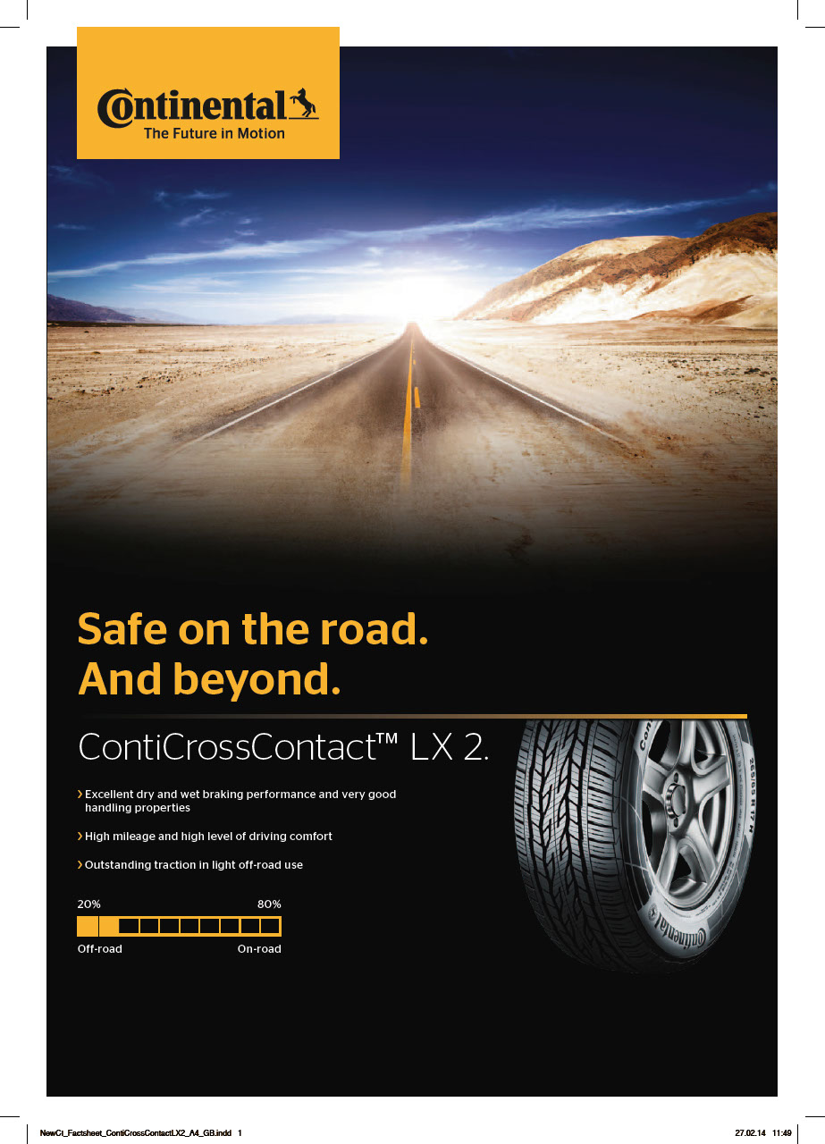 ContiCrossContact™ LX 2 | Continental tyres
