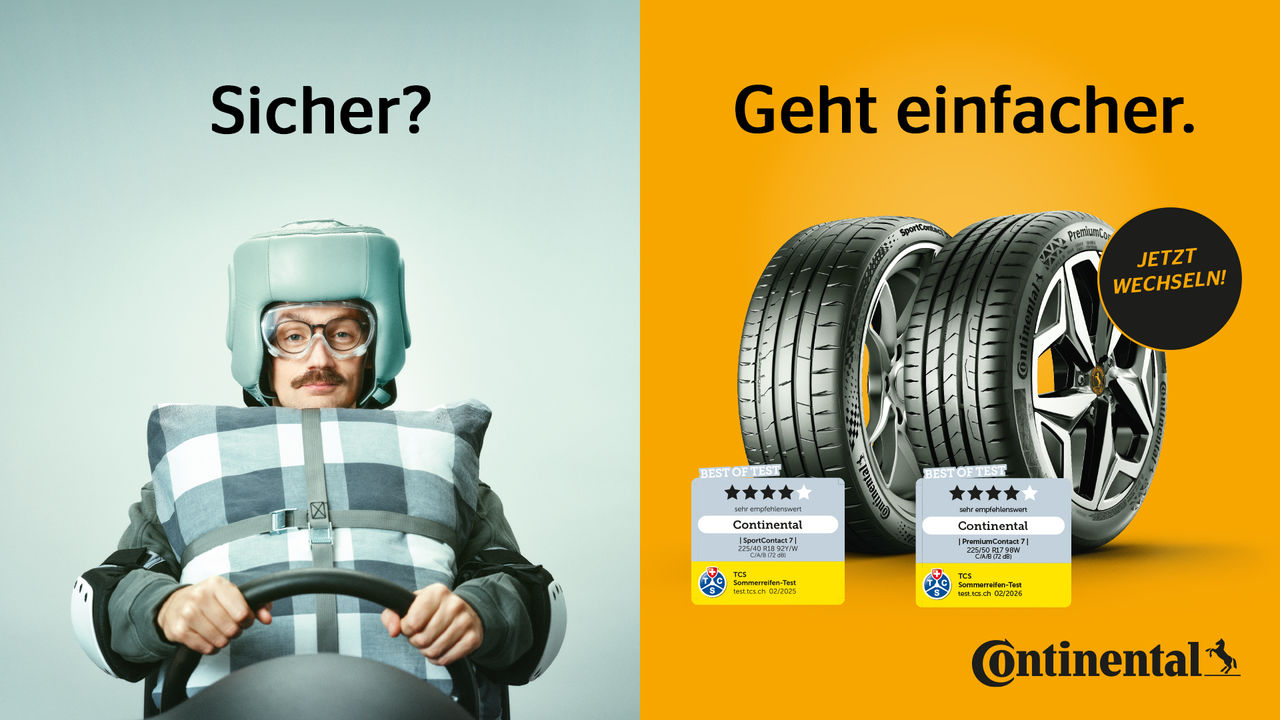 Sicher? Geht einfacher. | Continental Reifen