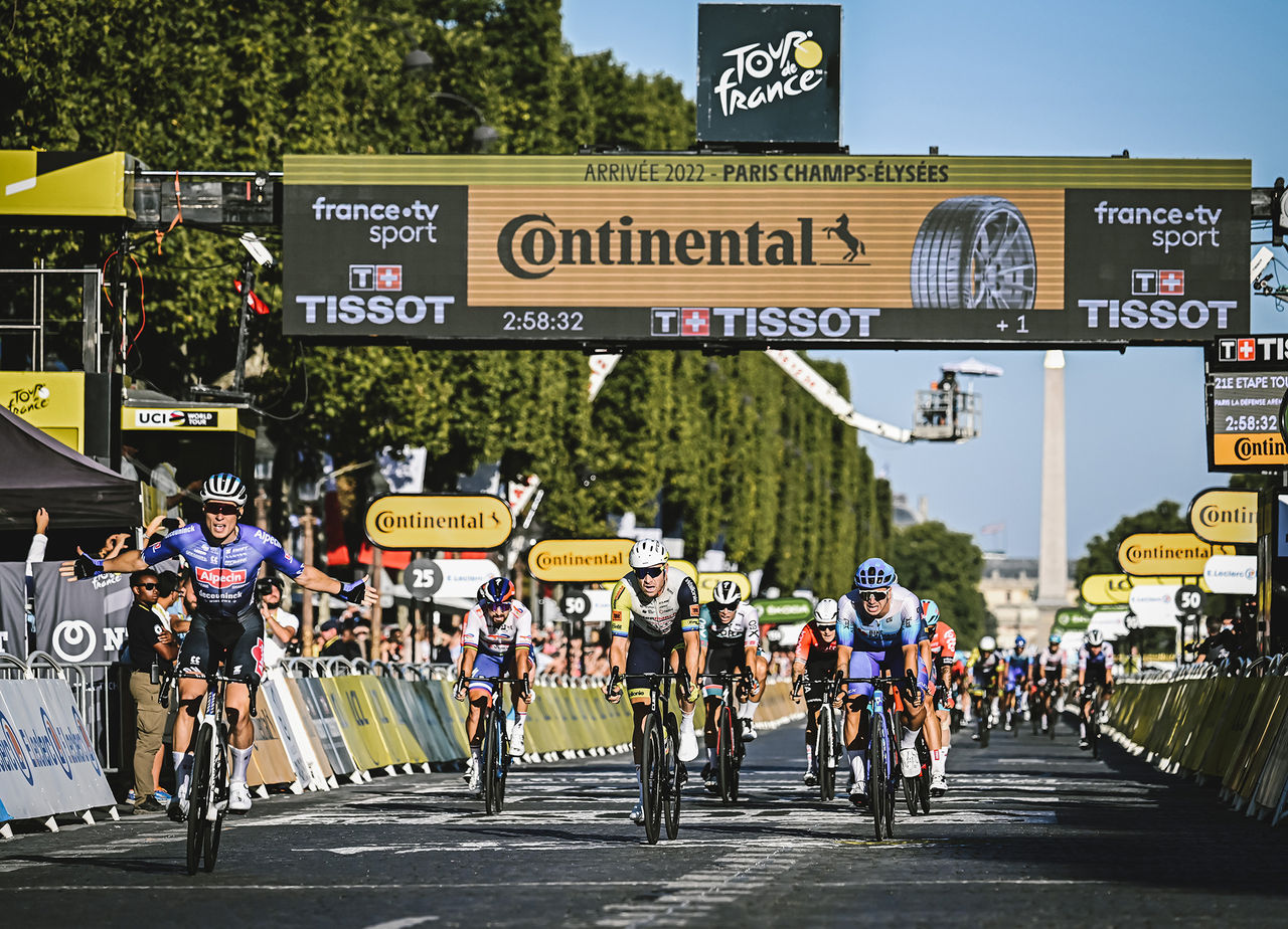 Die Tour de France vertraut auch 2023 auf die Sicherheit und Performance von Continental