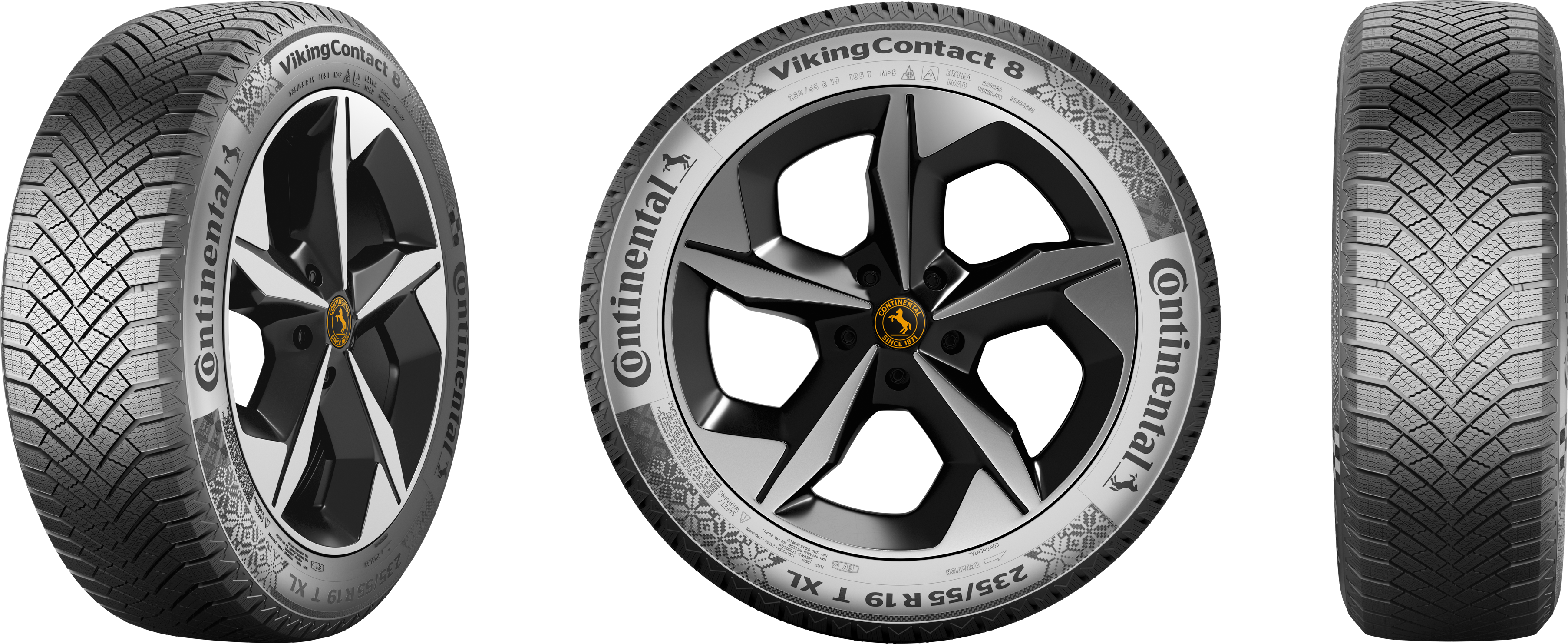 235/55R19 Conti Vikingcontact 6 4本セット コンチネンタル 235/55R19 101T 冬 バイキングコンタクト